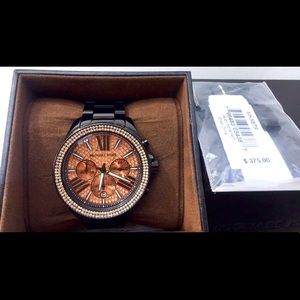 Michael Kors Women's Black Stainless Steel Watch